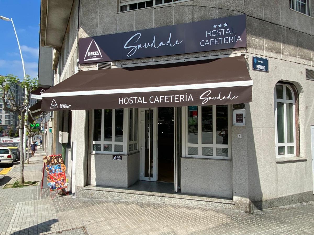 Saudade Hostal Cafeteria A Coruna Bagian luar foto